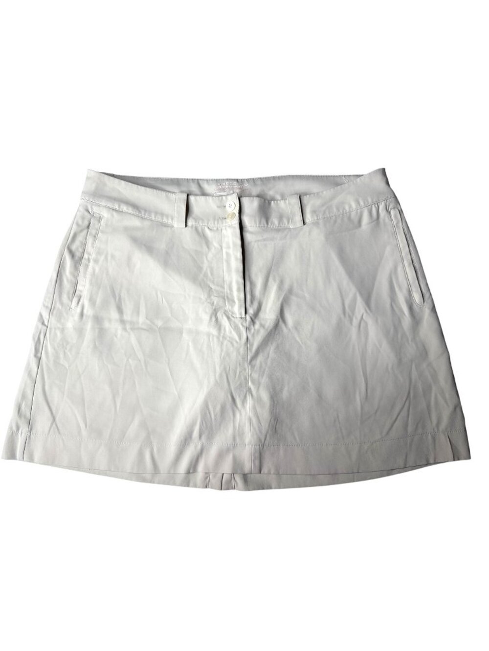 Nike Golf Womens Skort White Polyester Blend Athletic Wear 16
